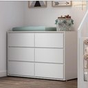 Ver imagem 1 de Cômoda Infantil Wood com 6 Gavetas - Branco