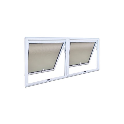 Vitro Maxim Ar 2 Seções Alumínio Branco 80x120