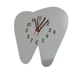 Relógio Acrílico Dente Sala Escritório Consultório Dentista - 2