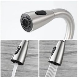 Torneira Gourmet Cozinha Monocomando C/ Extensor:aço Escovado - 3