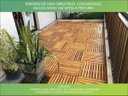 Ver imagem 4 de Deck de Madeira Modular 60x60cm sem Pintura Neonx