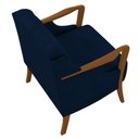 Ver imagem 6 de Kit Namoradeira 135cm e 2 Poltronas Decorativas Capitonê Lapa M22 Veludo Azul Marinho - Mpozenato