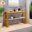 Ver imagem 5 de Aparador para Sala de Jantar 100% MDF Master Marrom/Carvalho Oro/Off White