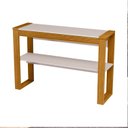 Ver imagem 1 de Aparador para Sala de Jantar 100% MDF Master Marrom/Carvalho Oro/Off White