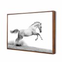Ver imagem 1 de Quadro Decorativo Cavalo Weiss 60X40Cm Slim Amadeirada B002