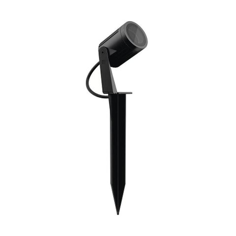 Espeto para Jardim Stella S.Ground LED com Antiofuscante 11,5W Bivolt Preto 3000k - Luz Amarela
