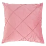 Capa Almofada Veludo Drapeada 45x45 - Rosa - 1