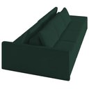 Ver mais imagens de Sofá Ilha Modular com Puff para Sala Living 342cm Georgia K04 Veludo Verde - Mpozenato