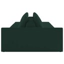 Ver imagem 6 de Sofá Ilha Modular com Puff para Sala Living 342cm Georgia K04 Veludo Verde - Mpozenato