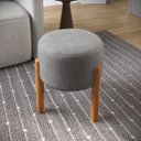 Ver imagem 3 de Puff Banqueta Thor para Sala de Estar:cinza