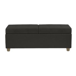 Recamier Bau Paris 1,60m Corino Preto - Clique Decorações - 3