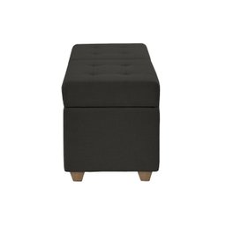 Recamier Bau Paris 1,60m Corino Preto - Clique Decorações - 4