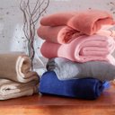 Ver imagem 3 de Manta King Microfibra Lisa Home Design Rosa