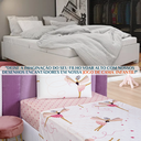 Ver imagem 6 de Conjunto de Lencol Solteiro Bouti 3 Pçs Jogo de Cama Infantil 200 Fios Super Macio:bailarina