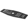 Lâmina 2 Pontas para Roçadeira 255x20,0x2,0mm - Vonder - 1