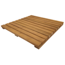 Ver imagem 1 de Deck Madeira Modular Eucalipto 50x50 Pintado Stain Imbuia
