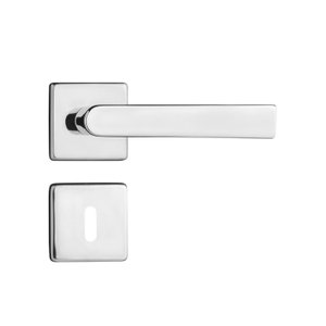 Fechadura 414 com Roseta Cromado Interna