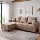 Ver imagem 1 de Sofá 3 Lugares Onix com Chaise Lado Esquerdo 230cm em Linho