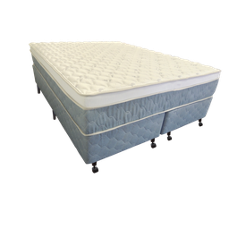 Cama Box + Colchão Castor King Five Star Air One Face Pocket 193x203x59cm - 1