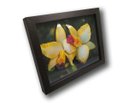 Ver imagem 2 de Quadro Orquidea 23x28 Moldura Acetinada 3d Decoupage