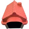 2x Casinha Cristino Tam. N2 Pet Cachorros Cães Casa Plástico Resistente - Vermelho - 8