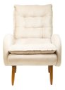 Ver imagem 2 de Poltrona Decorativa - Munique - Revestimento Suede Ladecor Estofados Bege