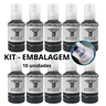 Kit com 10 Tintas Black Corante 504 544 Epson L3110 L3150 L4150 L4160 L6160 L6170 L6190 Et2700 Et370 - 3