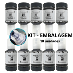 Kit com 10 Tintas Black Corante 504 544 Epson L3110 L3150 L4150 L4160 L6160 L6170 L6190 Et2700 Et370 - 2