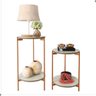 Conjunto de Mesa para Sala de Estar Cannes Off White Nature - 1