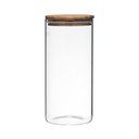 Ver imagem 1 de Pote Hermético Vidro Boro C- Tampa de Bambu 1,3 L Mimo Style