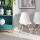 Ver imagem 2 de Kit 4 Cadeira Charles Eames Assento Branco