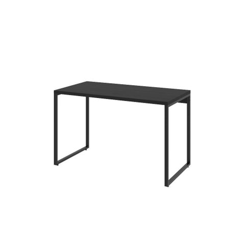 Mesa Office 120X60X75Cm Preto Ônix / Est.Preta