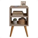 Ver imagem 5 de Mesa de Cabeceira Nicho Organizadora Quarto Moderna Praticidade Funcional Melissa - Fendi