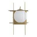 Ver imagem 4 de Arandela Dix Moderna Dourado e Branco P/ G9 Re018g Bella St2817