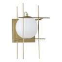 Ver imagem 1 de Arandela Dix Moderna Dourado e Branco P/ G9 Re018g Bella St2817