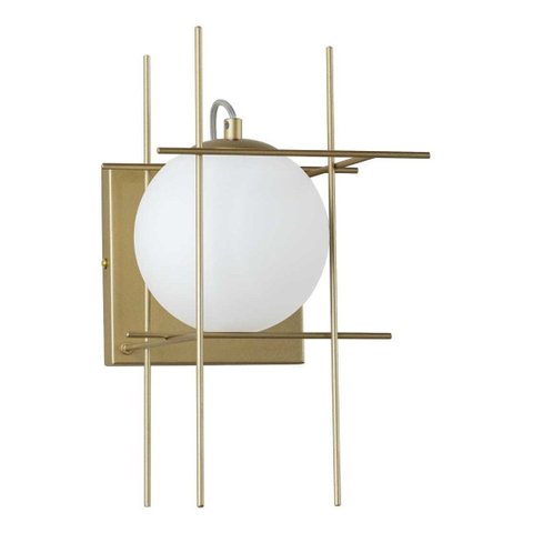 Arandela Dix Moderna Dourado e Branco P/ G9 Re018g Bella St2817