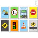 Ver imagem 3 de Kit 8 Quadros Decorativos Infantil Carros: Branca