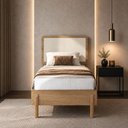 Ver imagem 4 de Cama Solteiro com Cabeceira Palhinha 88cm Moss A03 Hanover - Lyam Decor
