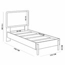 Ver imagem 6 de Cama Solteiro com Cabeceira Palhinha 88cm Moss A03 Hanover - Lyam Decor