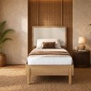 Ver imagem 3 de Cama Solteiro com Cabeceira Palhinha 88cm Moss A03 Hanover - Lyam Decor