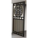 Ver imagem 2 de Painel Vazado Divisória Mdf Pequim Preto - 0,60x2,20m