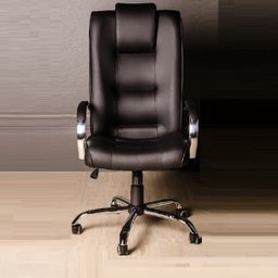 Cadeira de Escritório Giratória Presidente Classic Preta Base Cromada C/ Relax (100% Nacional) - 2