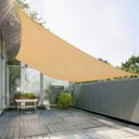 Ver imagem 3 de Tela Sombreamento 7.5x2.5m Areia para Cobertura e Decorativa Cikala