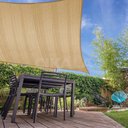 Ver imagem 2 de Tela Sombreamento 7.5x2.5m Areia para Cobertura e Decorativa Cikala