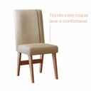 Ver imagem 2 de Conjunto Sala de Jantar 4 Lugares 100% Mdf Mesa Bahê 136 e Cadeira Ane Babus
