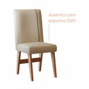 Ver imagem 4 de Conjunto Sala de Jantar 4 Lugares 100% Mdf Mesa Bahê 136 e Cadeira Ane Babus