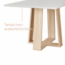 Ver imagem 5 de Conjunto Sala de Jantar 4 Lugares 100% Mdf Mesa Bahê 136 e Cadeira Ane Babus