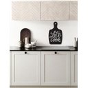 Ver imagem 2 de Quadro Tábua Let'S Cook Lettering Madeira Mdf Preto