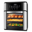 Ver imagem 1 de Fritadeira Elétrica Air Fryer Mondial Forno Oven Afon-12l-bi-bc 12l Preta/inox - 220v
