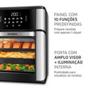 Ver imagem 7 de Fritadeira Elétrica Air Fryer Mondial Forno Oven Afon-12l-bi-bc 12l Preta/inox - 220v